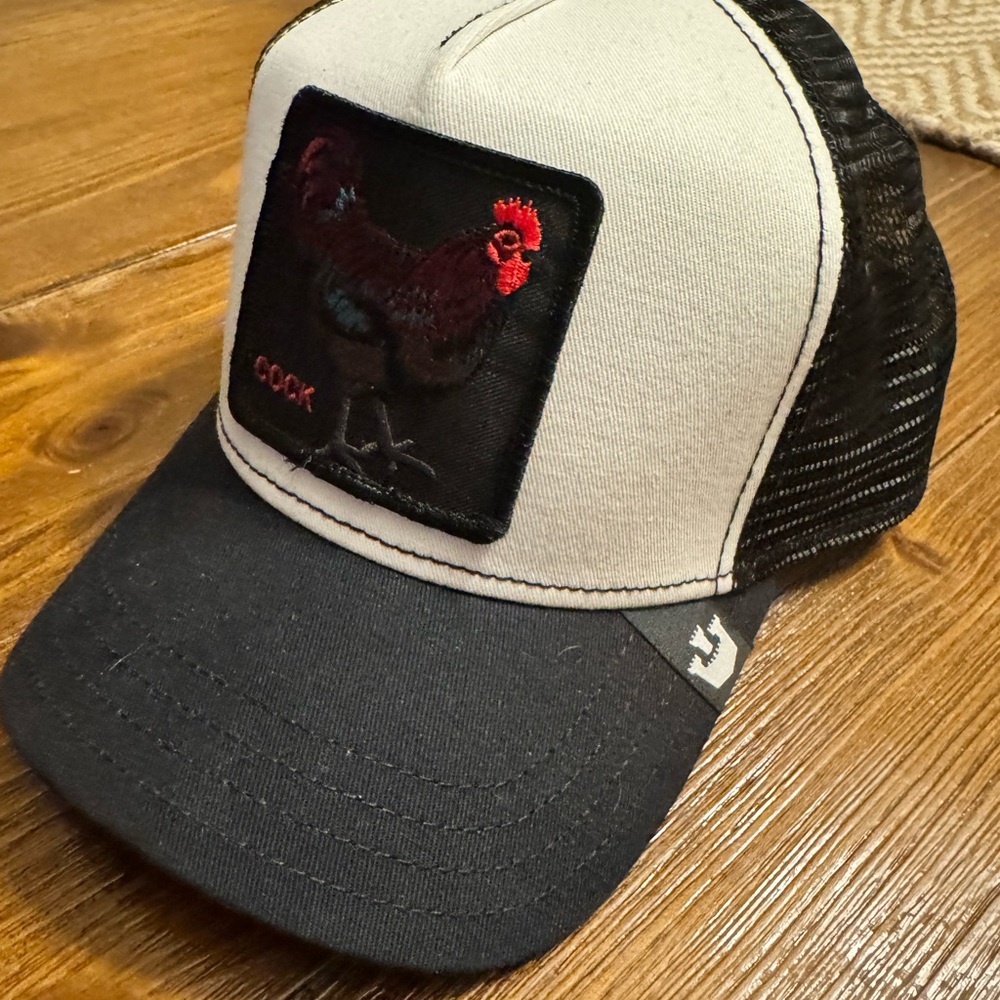 Black and White Trucker Cap